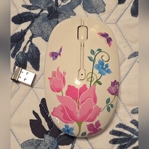 Floral Wireless Mouse w/ USB Receiver | FMOUSE M101 | Tested